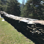 Mur de tanca de lloses de l'Avier