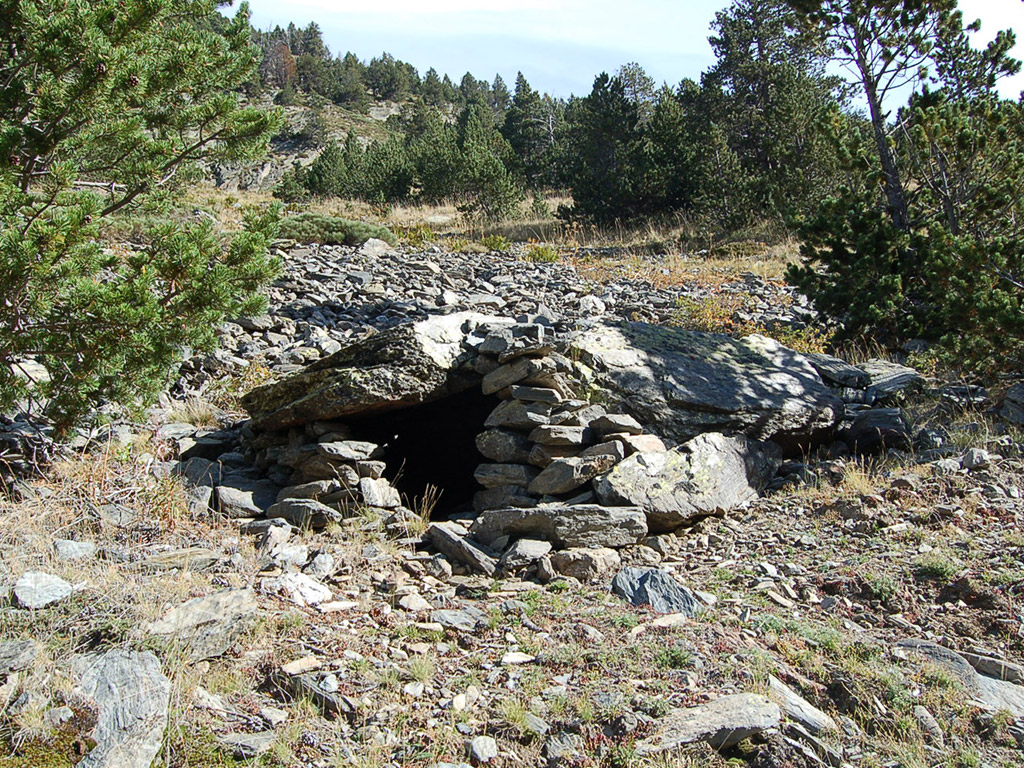 Cabana de la canal de la Mata a Ordino